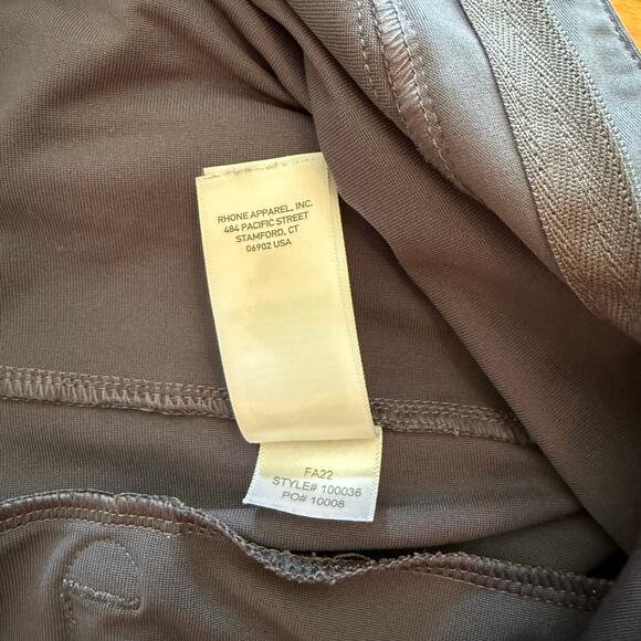 Rhone Pants Size 33 x 28 Slim Commuter Blue Gray Flat Front Travel Style 100036 - Picture 12 of 16